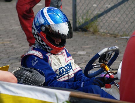 Bo Sørensen har flair for race craft, hvilket har baggrund i evnen til at koncentrere sig fuldt ud inden heatets start.
